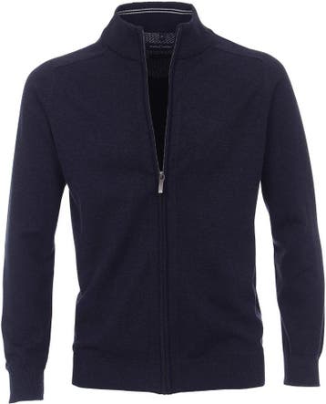 CASAMODA Vest Zip Donkerblauw maat Maat 52/54 (L) Heren, Maat 52/54 (L), CASAMODA, Nieuw, Verzenden