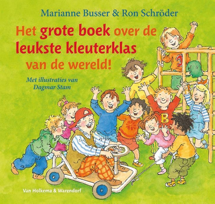 Het grote boek over de leukste kleuterklas van de wereld!, Boeken, Kinderboeken | Baby's en Peuters, Gelezen, Verzenden