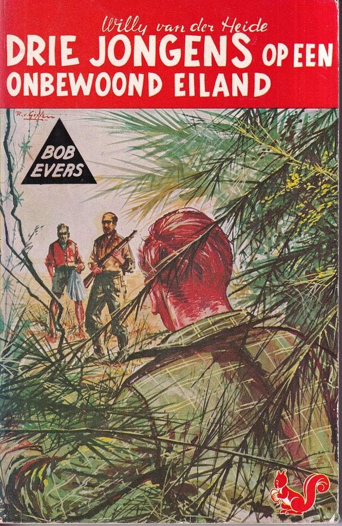 Drie jongens op een onbewoond eiland / Bob Evers-serie / 2, Boeken, Kinderboeken | Jeugd | 13 jaar en ouder, Gelezen, Verzenden