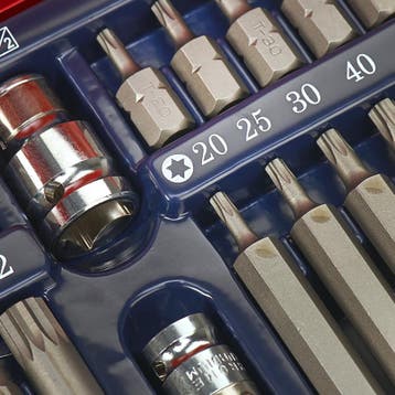 Smoos Doppenset torx, inbus en 12 kant inwendig 40-delig -, Doe-het-zelf en Bouw, Gereedschap | Handgereedschap, Ophalen of Verzenden