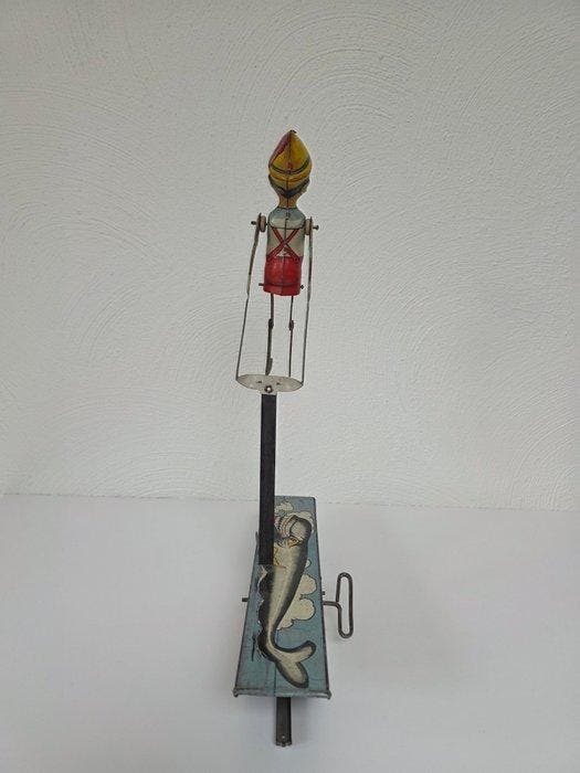 Marx - Zeldzaam: Pinocchio the Acrobat – vintage mechanisch, Antiek en Kunst, Antiek | Speelgoed