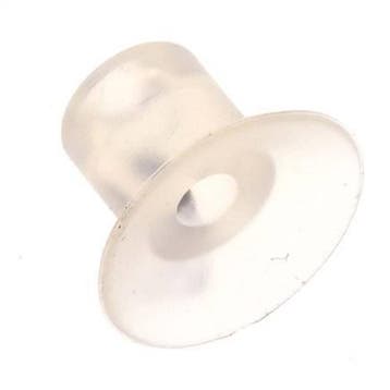 17mm Silicone plat transparent ventouse course 2mm, Verzenden