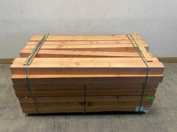 Veiling - 20x Douglas paal geschaafd 200x12x12 cm, Tuin en Terras, Palen, Balken en Planken, Nieuw