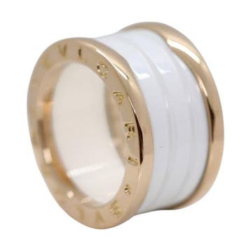 Bvlgari - Bague - B.zero 1 - 18 carats Or rose, céramique, Handtassen en Accessoires, Ringen, Nieuw