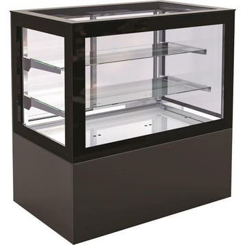 Koelvitrine Zwart | 600L | +2/+10°C | 3 schappen |, Verzenden, Nieuw in verpakking