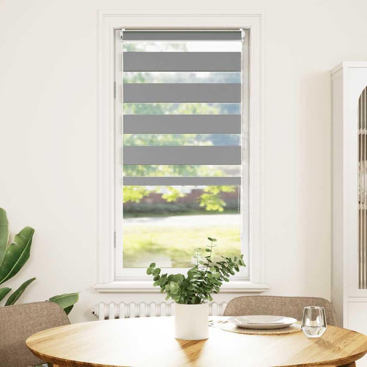 vidaXL Zebra rolgordijn 80,9 x 150 cm stofbreedte 76,7 cm, Huis en Inrichting, Stoffering | Gordijnen en Lamellen, Nieuw, Verzenden