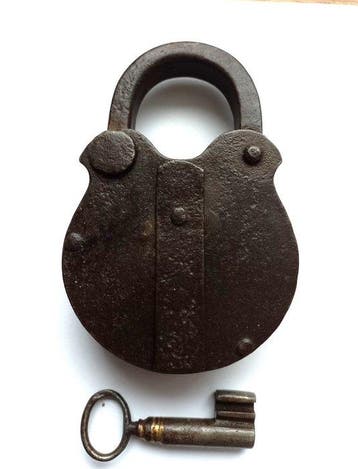 Hangslot (2) Antiek, Antiek en Kunst