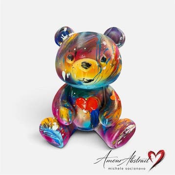 michele socionovo - Teddy Amour Abstrait