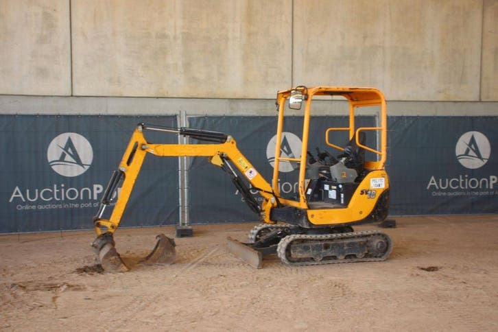 Veiling: Minigraver Yanmar SV18 Diesel 9.5kW 2019, Articles professionnels, Machines & Construction | Grues & Excavatrices, Enlèvement