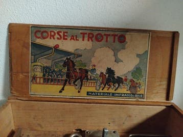 Bordspel - Corse al Trotto - Italia 1950s