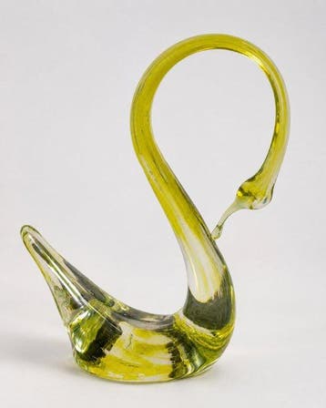 Val Saint Lambert - Figure - Cygne - Cristal, Antiquités & Art