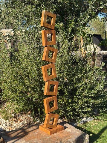 Ana Lucia B.M - Sculpture Corten - XXL - NO Reserve