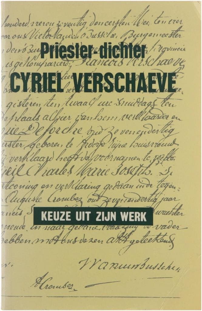 Priester-dichter Cyriel Verschaeve 9789031002351 Verschaeve, Boeken, Overige Boeken, Gelezen, Verzenden