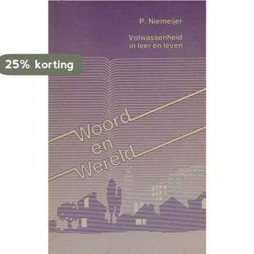Volwassenheid in leer en leven 14 9789050460156 Niemeyer, Verzenden, Niemeyer