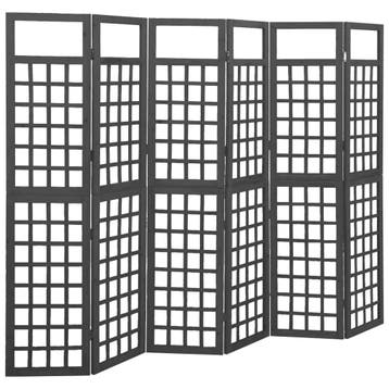 vidaXL Kamerscherm/trellis met 6 panelen 242,5x180 cm, Verzenden