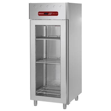 Koelkast 700 liter geventileerd, 1 glazen deur GN 2/1, Verzenden