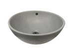 Ancona opbouw-waskom mat-grijs Ø=38cm H=16cm, Ophalen of Verzenden, Nieuw