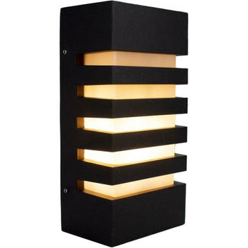 LED Buitenlamp - E27 fitting - IP54 - Zwart | Novi, Verzenden, Nieuw