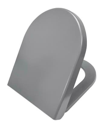 Vesta soft-close zitting tbv wandcloset 52cm mat grijs, Ophalen of Verzenden