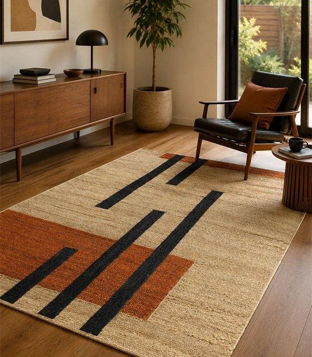 Yute - Ontwerp 230x160 - Tapijt - 230 cm - 160 cm, Huis en Inrichting, Stoffering | Tapijten en Vloerkleden