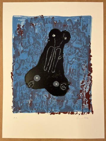 Jörg Immendorff (1945–2007) - The Nose (Blau)