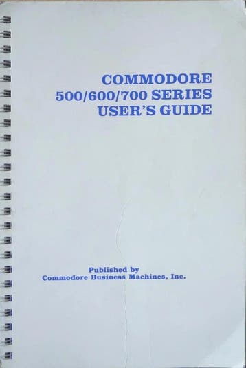 Commodore 500/600/700 Series User's Guide, Informatique & Logiciels, Verzenden
