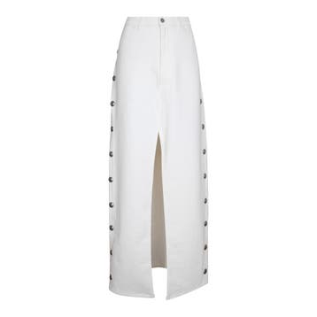 3x1 NYC • lange witte denim rok • W30, 3x1, Verzenden, Nieuw, Wit