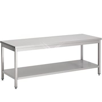 Rvs woktafel met bodemschap 700x800x600 mm, Verzenden, Nieuw in verpakking