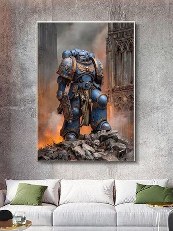 Shayer - Warhammer 40K - Wrath of the Emperor - XL - 60x80cm, Nieuw