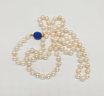 Sans prix de réserve - Collier - 18 carats Or jaune - Perle, Nieuw