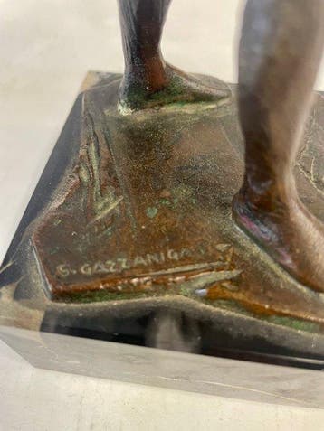 Silvio Gazzaniga (1921-2016) - sculptuur, Trofeo Jolly Club
