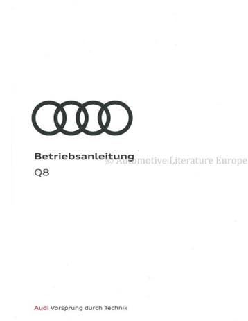 2021 AUDI Q8 INSTRUCTIEBOEKJE DUITS