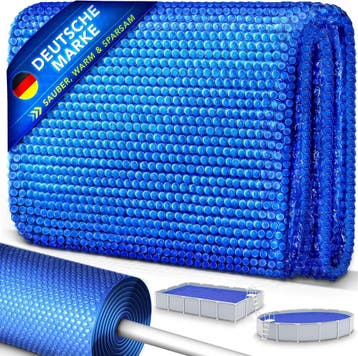 Zwembad Afdekzeil - Rond - Solarzeil - 366 cm - Blauw - Till, Verzenden