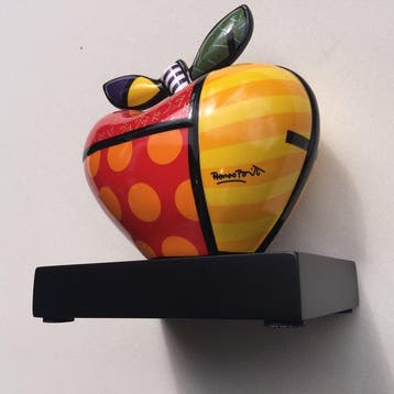 Romero Britto (1963) - Big Apple, porcelain sculpture