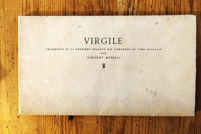 Virgile - Les Eglogues - 1955, Antiek en Kunst, Antiek | Boeken en Manuscripten