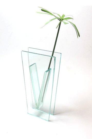 Vaas - Kristal - Vaso vintage float glass