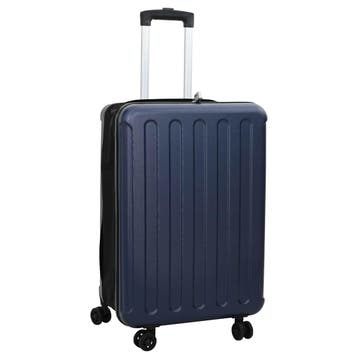vidaXL Koffer met slot Donkerblauw 43 x 27 x 66 cm ABS, Handtassen en Accessoires, Verzenden, Nieuw