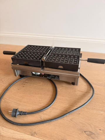 Wafelijzer Matt easy clean 4x7, Ophalen, Gebruikt, Bakkerij en Slagerij