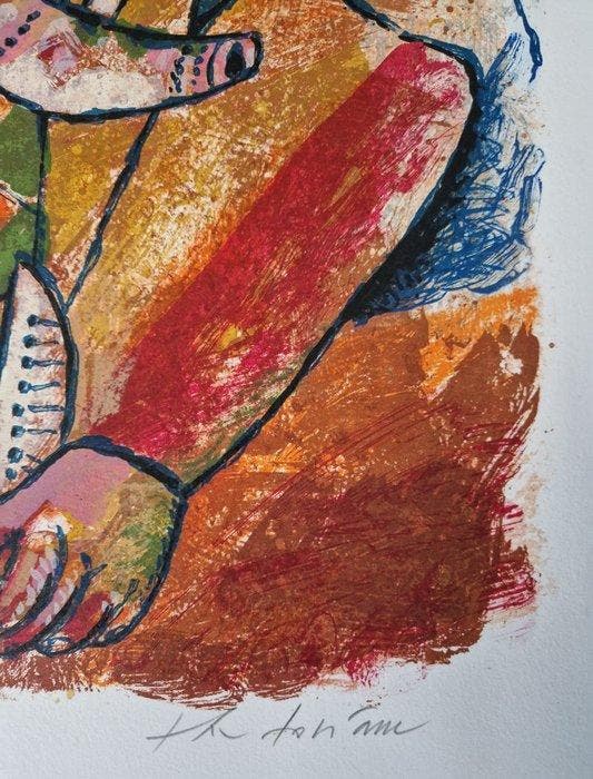 Théo Tobiasse (1927-2012) - Symphonie pour une Pomme, Antiquités & Art, Antiquités | Autres Antiquités