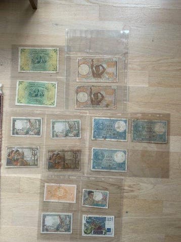 Wereld. - 15 Banknotes - Various Dates (Zonder minimumprijs)