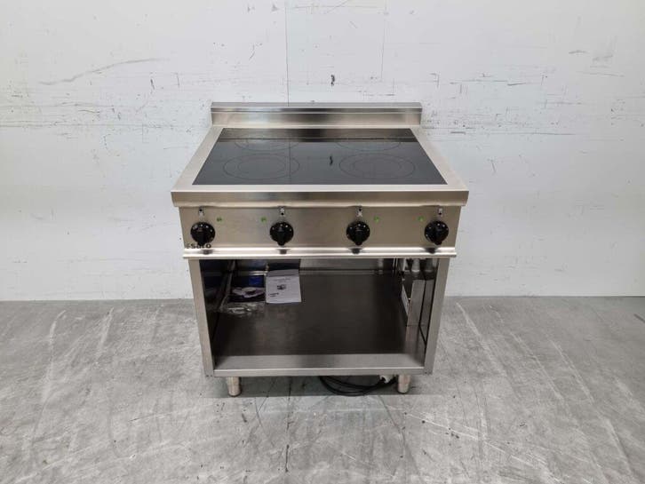 Réchaud Saro en céramique en acier inoxydable 4 brûleurs, Articles professionnels, Horeca | Autre, Envoi