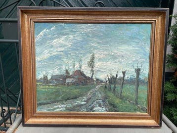 Jules de Cort (1918-1999) - Landschap met boerderij