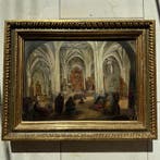 Eugenio Lucas Velázquez (1817-1870) - Interior de Catedral