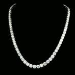 Halsketting - 18 karaat Platina, Witgoud - 37.81ct. tw., Nieuw