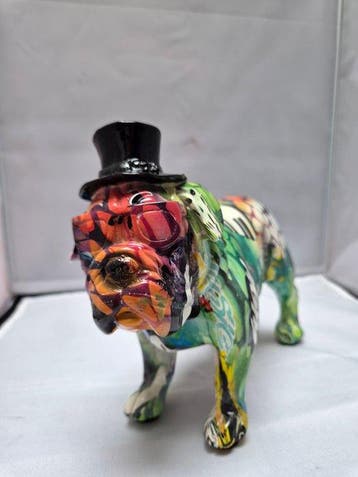 Casablanca - Oliver Klapp - Beeldje, Bulldog met bril en