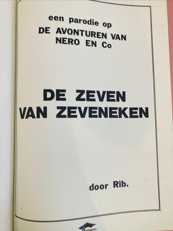 Nero - De zeven van zeveneken - Artists Edition - Luxe HC