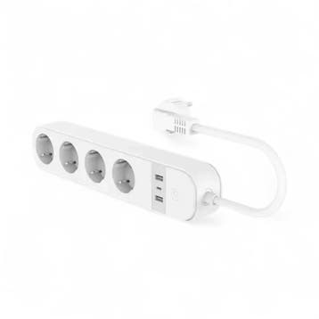 Slimme WiFi Stekkerdoos | 4x EU-stopcontacten | 2x USB-A + 1, Verzenden, Nieuw