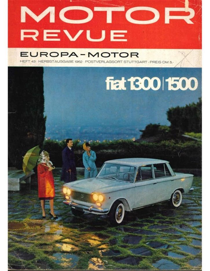 1962 MOTOR REVUE MAGAZINE 43 DUITS, Boeken, Auto's | Folders en Tijdschriften