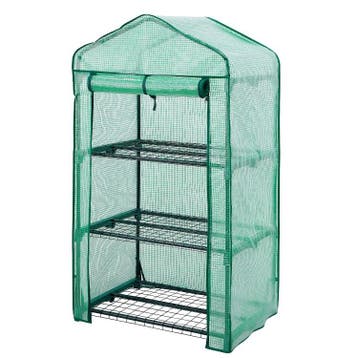 Lendo Online Serre de Jardin sur Roues 69x49x130 cm PE Verte, Jardin & Terrasse