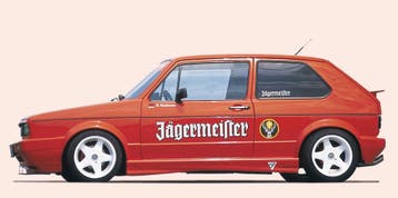 Rieger side skirt zonder spatbord uitsparing | Golf 1 - Cabr, Verzenden